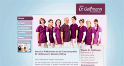 Desktop Screenshot of dr-golfmann.de